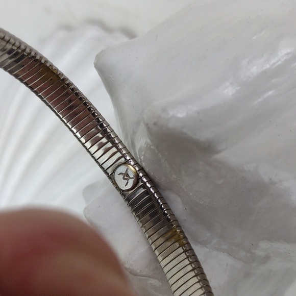 ♥️Bundle Only♥️ Vintage Marshal Metal Silver Tone 3 Strand Stretch Boho Bracelet - Picture 9 of 13